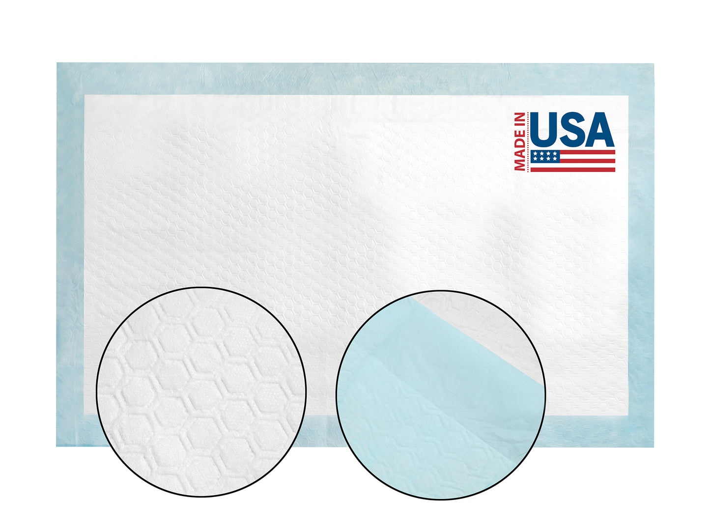 Wave 120 Heavy Absorbency 23x24 Underpads for Adult Incontinence Disposable Bed Pee Pads