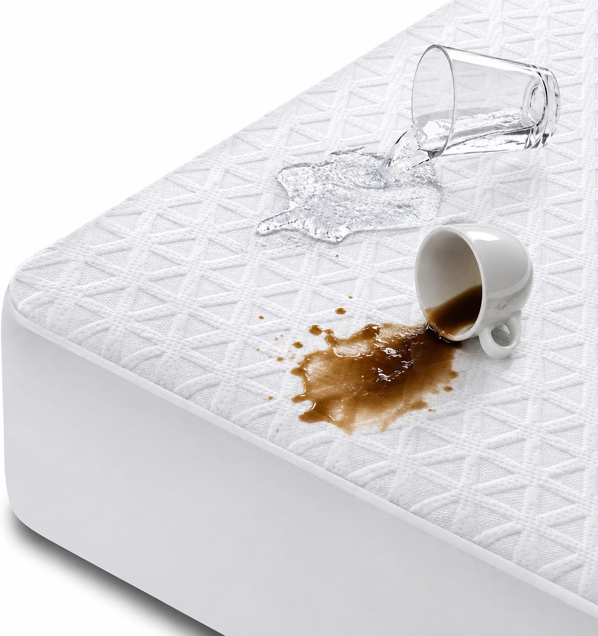 Premium Washable Waterproof Mattress Protector – Ultra-Soft, Breathable Bed Cover for Adults, Kids, Pets & Incontinence Protection