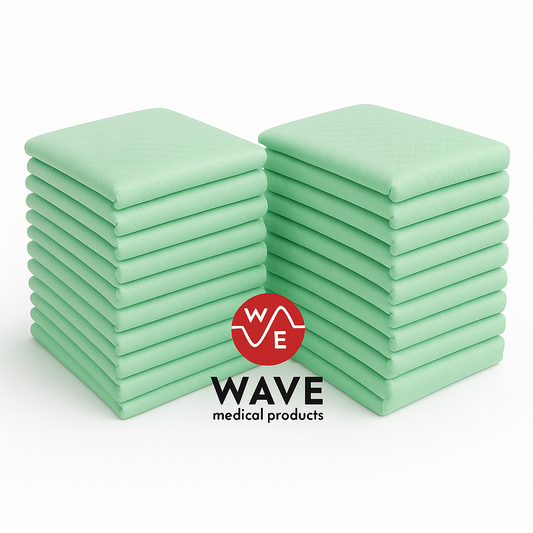 Wave ULTRA Absorbency Extra Large 36x36 Disposable Underpads | Quilted Bed Pads for Adults, Elderly & Pets