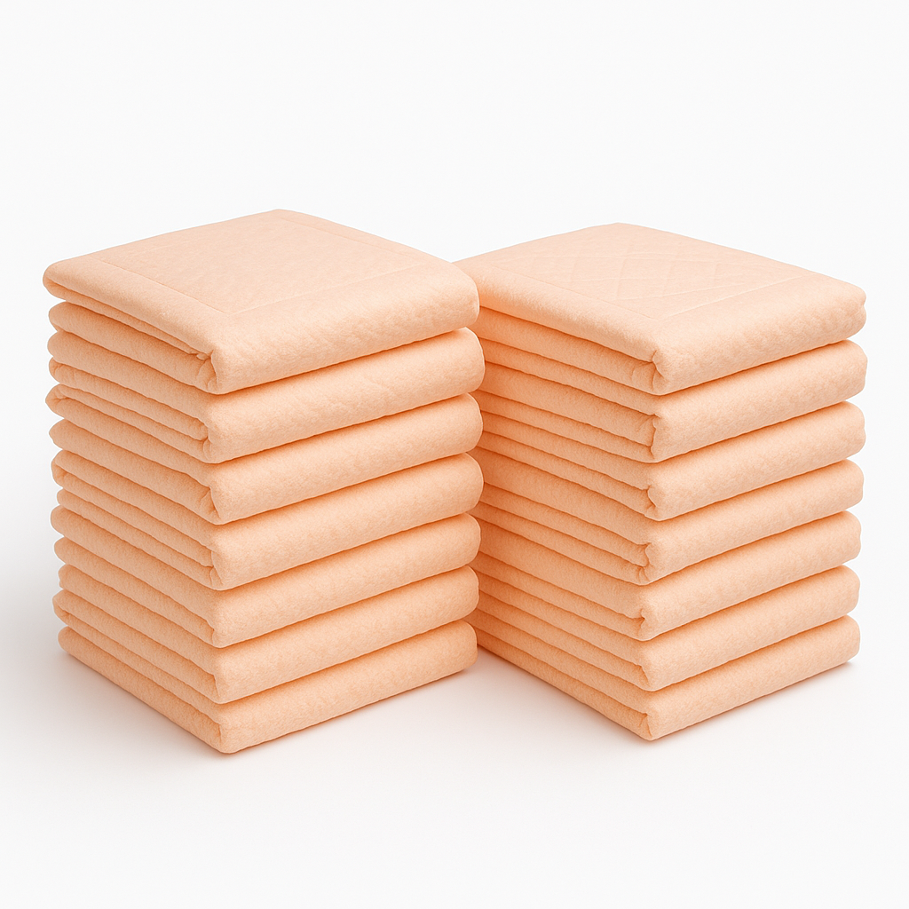 Wave Ultra Absorbent Disposable Underpads 30"x36" – 100 Pack Waterproof Chux Pads for Incontinence, Bed & Floor Protection, Dog Pee Pads, Baby Changing Pads – Leakproof, Odor Control – Made in USA