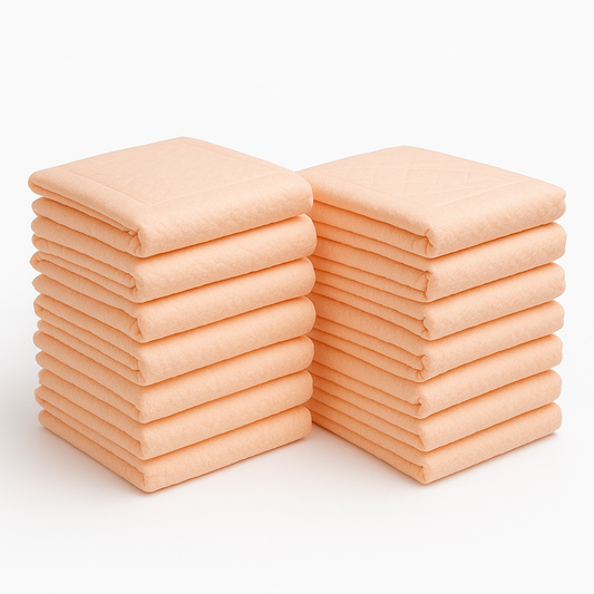 Wave Ultra Absorbent Disposable Underpads 30"x36" – 100 Pack Waterproof Chux Pads for Incontinence, Bed & Floor Protection, Dog Pee Pads, Baby Changing Pads – Leakproof, Odor Control – Made in USA